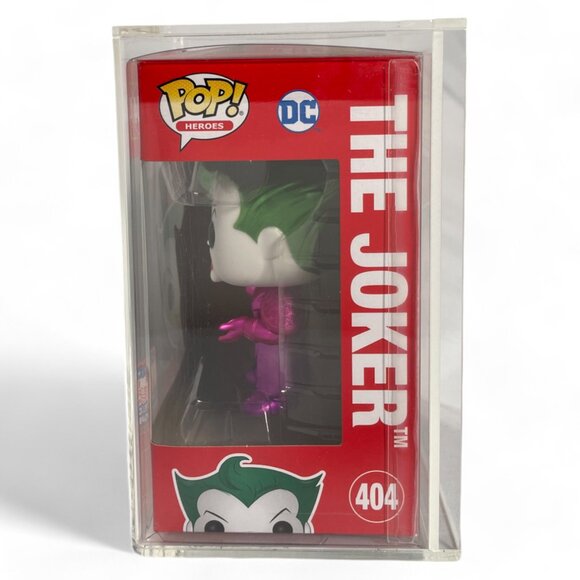 Funko Pop! DC Heroes: The Joker (Metallic Shanghai China Exclusive) - Picture 3 of 7